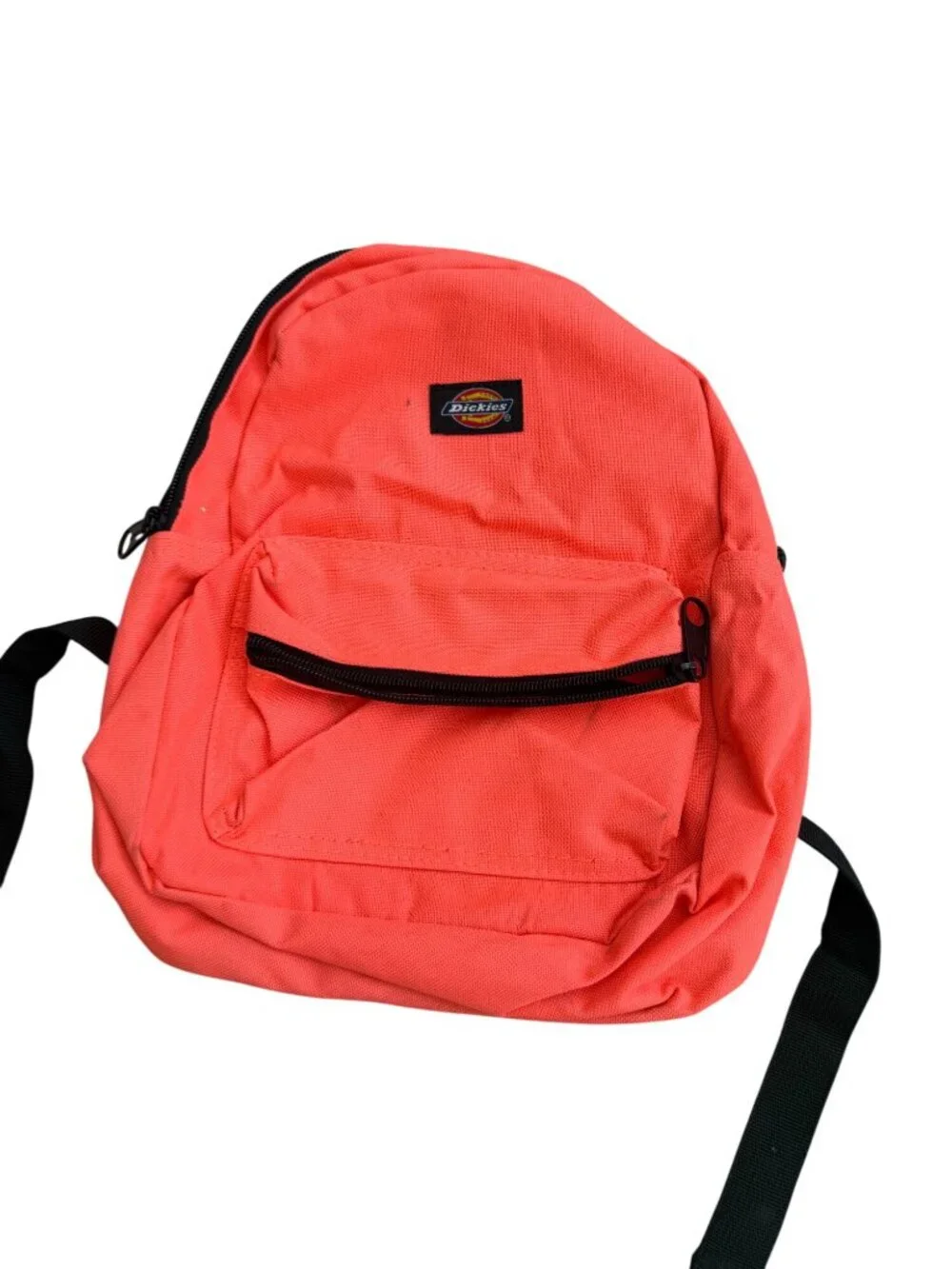 DICKIES Neon Orange Mini Backpack Bag Bookbag